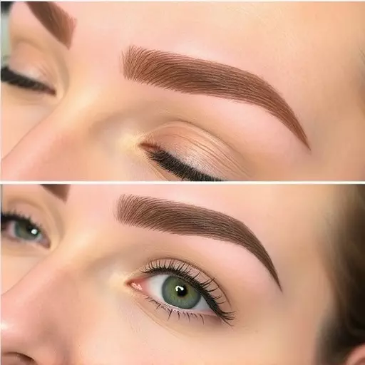 combination brow technique toledo,microblading and shading,semi-permanent eyebrow solutions