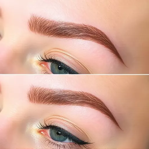 combo brow technique toledo,microblading and shading,natural-looking eyebrows