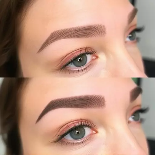 combo brows for natural look toledo,microblading and shading combo technique,benefits of combo brows for sparse eyebrows
