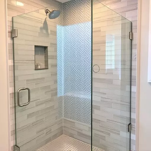 Glass Shower Door Installation Rochester Hills MI,Textured shower glass for anti-slip surfaces,Frameless glass compatibility with bathroom tiles