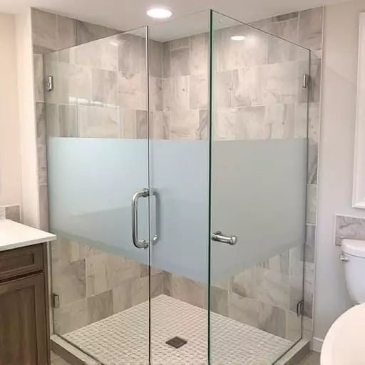 Glass Shower Door Installation Southfield MI,Frameless glass shower enclosures for large bathrooms, Frosted shower doors for privacy-focused designs