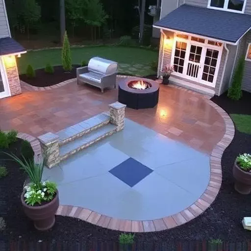 Patio construction techniques Oak Harbor Ohio,Custom patio designs,Concrete patio construction