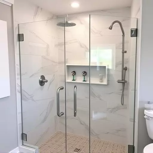 affordable frameless shower doors lake Orion Michigan,affordable frameless shower door options,budget-friendly frameless shower doors