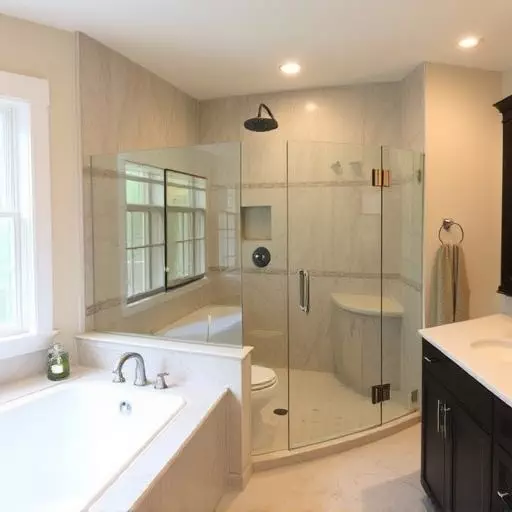 bathroom glass door installers lake Orion Michigan,bathroom glass door installation services,frameless glass door installers