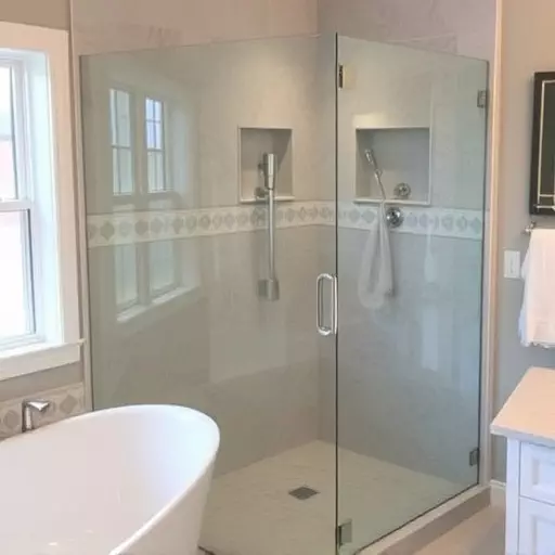 bathroom glass door installers lake Orion Michigan,bathroom glass door installation services,frameless glass door installers