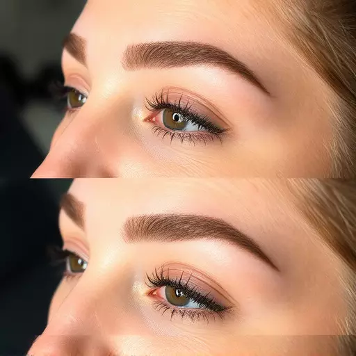 combination brow technique toledo,microblading and shading,semi-permanent eyebrow solutions