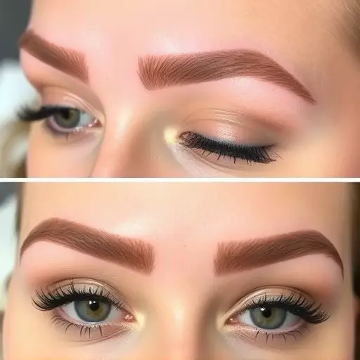 combination brow technique toledo,microblading and shading,semi-permanent eyebrow solutions