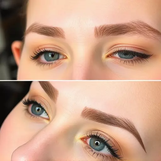 combination brow technique toledo,microblading and shading,semi-permanent eyebrow solutions