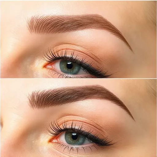 combination brow technique toledo,microblading and shading,semi-permanent eyebrow solutions