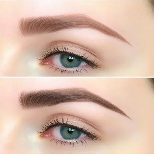 combination brow technique toledo,microblading and shading,semi-permanent eyebrow solutions