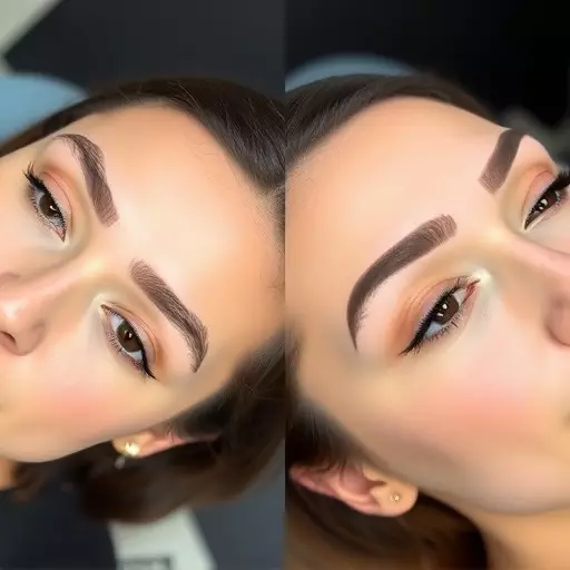 combination brow technique toledo,microblading and shading,semi-permanent eyebrow solutions