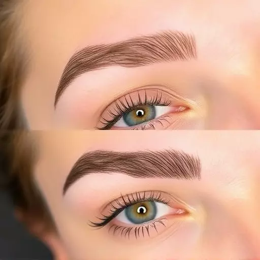 combination brow technique toledo,microblading and shading,semi-permanent eyebrow solutions