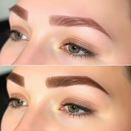 combination brow technique toledo,microblading and shading,semi-permanent eyebrow solutions
