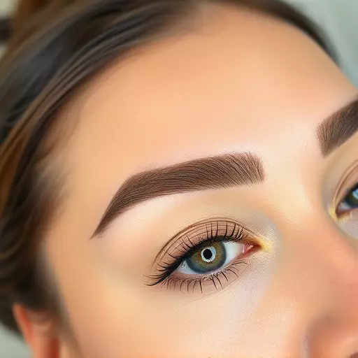 combo brow technique toledo,microblading and shading,natural-looking eyebrows
