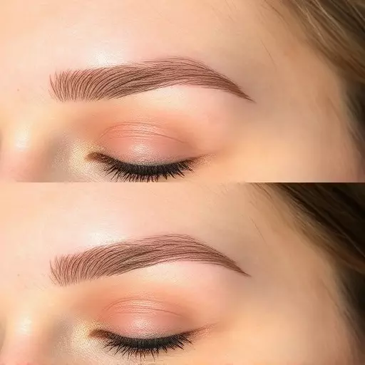 combo brow technique toledo,microblading and shading,natural-looking eyebrows