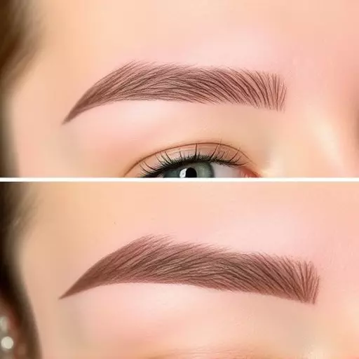 combo brow technique toledo,microblading and shading,natural-looking eyebrows