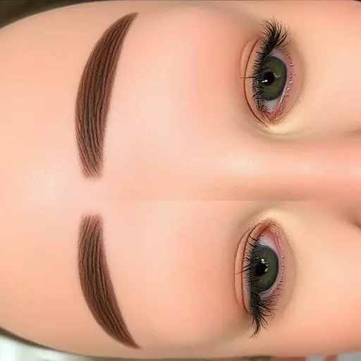 combo brow technique toledo,microblading and shading,natural-looking eyebrows