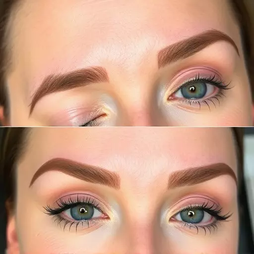 combo brow technique toledo,microblading and shading,natural-looking eyebrows