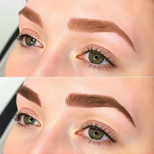 combo brows for natural look toledo,microblading and shading combo technique,benefits of combo brows for sparse eyebrows