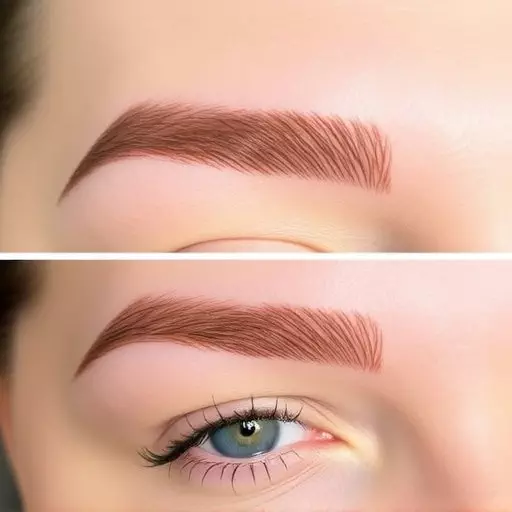 combo brows for natural look toledo,microblading and shading combo technique,benefits of combo brows for sparse eyebrows