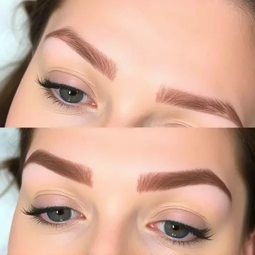 combo brows for natural look toledo,microblading and shading combo technique,benefits of combo brows for sparse eyebrows