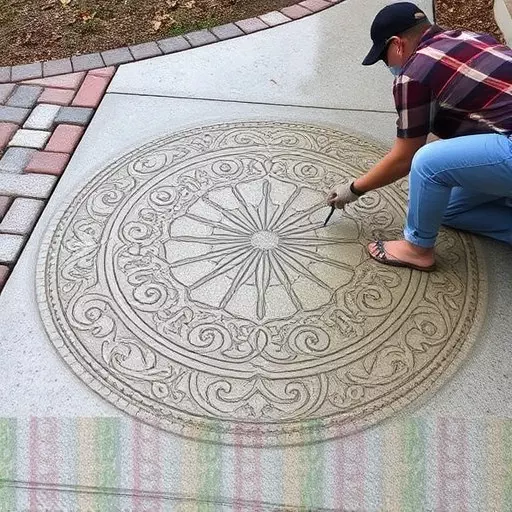 Concrete engraving techniquesOak Harbor Ohio,Benefits of concrete engraving,Decorative concrete engraving