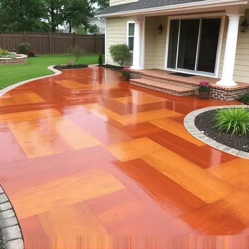 Concrete staining services Oak Harbor Ohio,Benefits of concrete staining,Acid-stained concrete