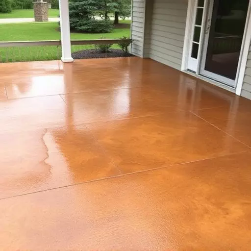 Concrete staining services Oak Harbor Ohio,Benefits of concrete staining,Acid-stained concrete