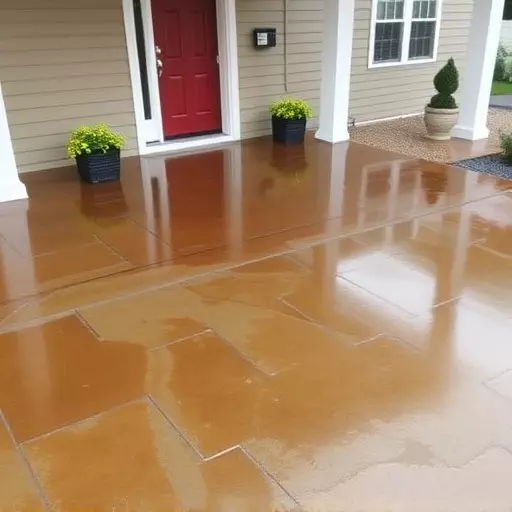 Concrete staining services Oak Harbor Ohio,Benefits of concrete staining,Acid-stained concrete