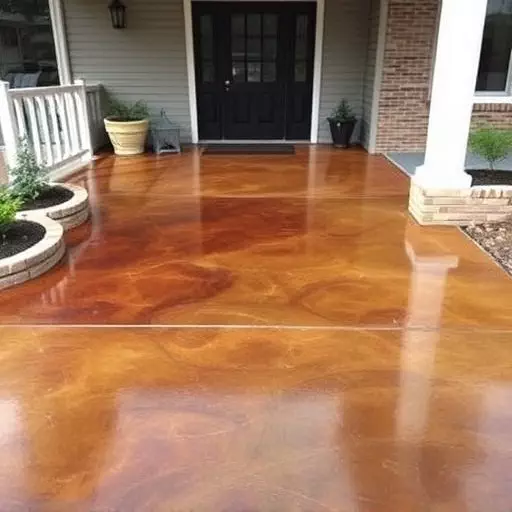 Concrete staining services Oak Harbor Ohio,Benefits of concrete staining,Acid-stained concrete