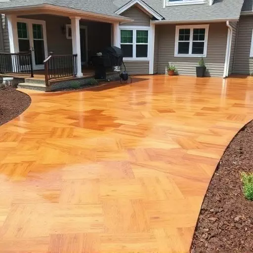 Concrete staining services Oak Harbor Ohio,Benefits of concrete staining,Acid-stained concrete