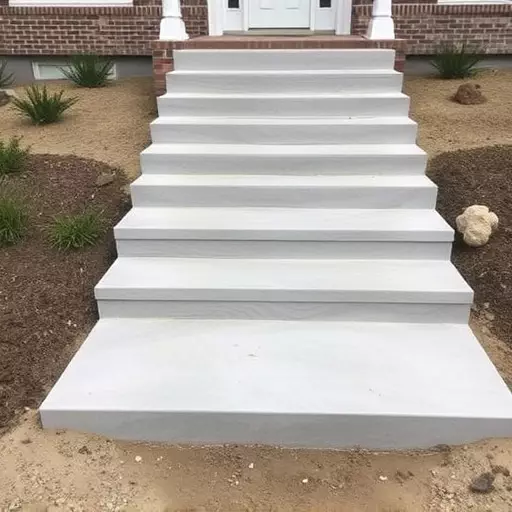 Concrete step construction process toledo,Residential concrete steps,Commercial concrete step construction