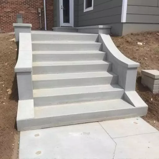 Concrete step construction process toledo,Residential concrete steps,Commercial concrete step construction