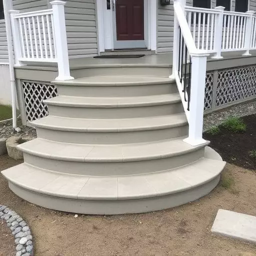 Custom concrete steps Oak Harbor Ohio,Custom wooden steps,Custom metal steps