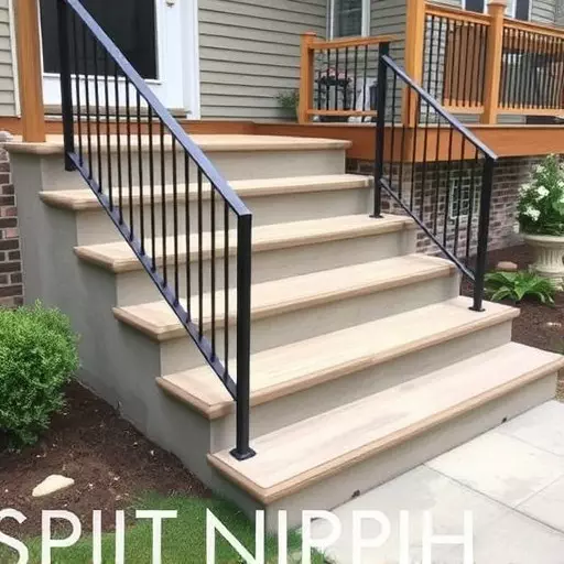 Custom concrete steps Oak Harbor Ohio,Custom wooden steps,Custom metal steps