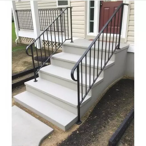 Custom concrete steps Oak Harbor Ohio,Custom wooden steps,Custom metal steps