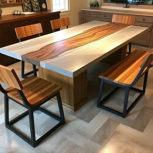 Custom concrete tables Oak Harbor Ohio,,Decorative concrete tables,Concrete dining tables