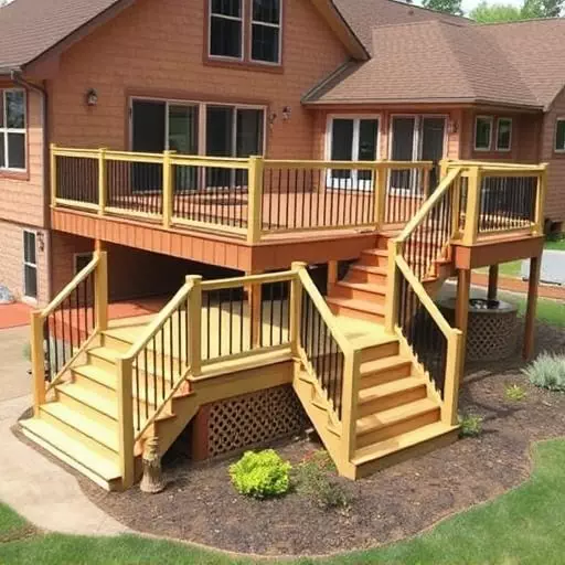 custom deck installation wisconsin,custom deck design services,multi-level deck installation
