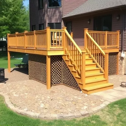 custom deck installation wisconsin,custom deck design services,multi-level deck installation