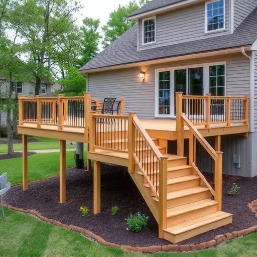 custom deck installation wisconsin,custom deck design services,multi-level deck installation