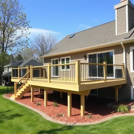 custom deck installation wisconsin,custom deck design services,multi-level deck installation