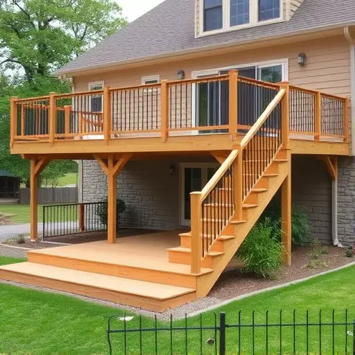 custom deck installation wisconsin,custom deck design services,multi-level deck installation