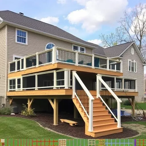 custom deck installation wisconsin,custom deck design services,multi-level deck installation