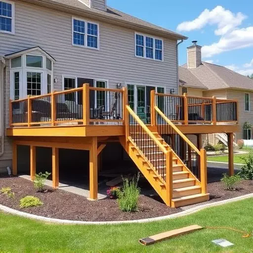 custom deck installation wisconsin,custom deck design services,multi-level deck installation