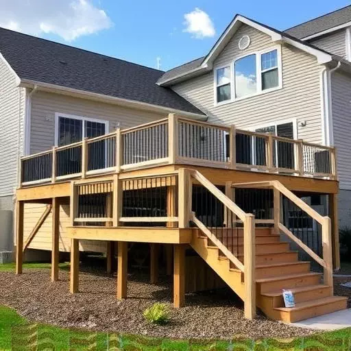 custom deck installation wisconsin,custom deck design services,multi-level deck installation