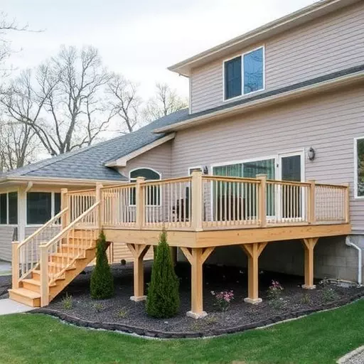 custom deck installation wisconsin,custom deck design services,multi-level deck installation