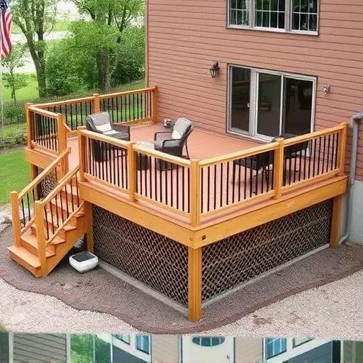 custom deck installation wisconsin,custom deck design services,multi-level deck installation