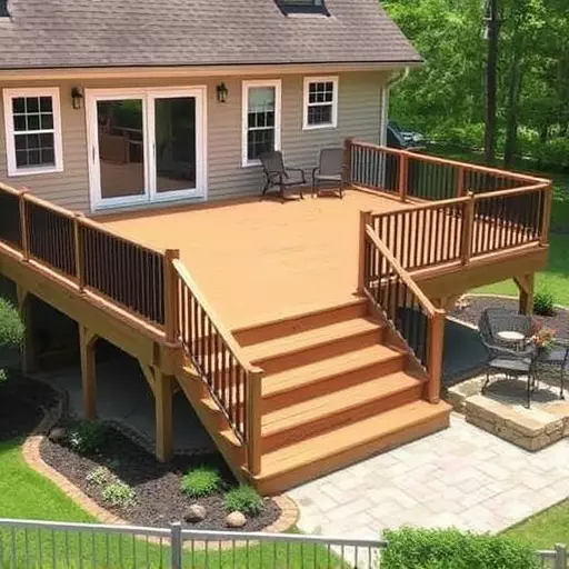 custom deck installation wisconsin,custom deck design services,multi-level deck installation