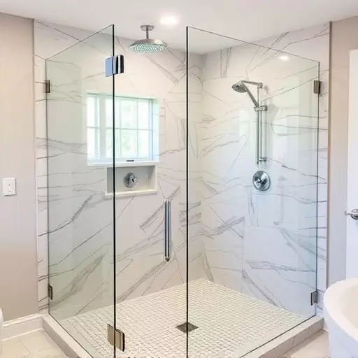 custom frameless shower enclosures lake Orion Michigan,custom frameless shower enclosure designs,benefits of custom frameless shower enclosures