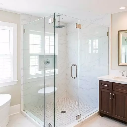 custom frameless shower enclosures lake Orion Michigan,custom frameless shower enclosure designs,benefits of custom frameless shower enclosures